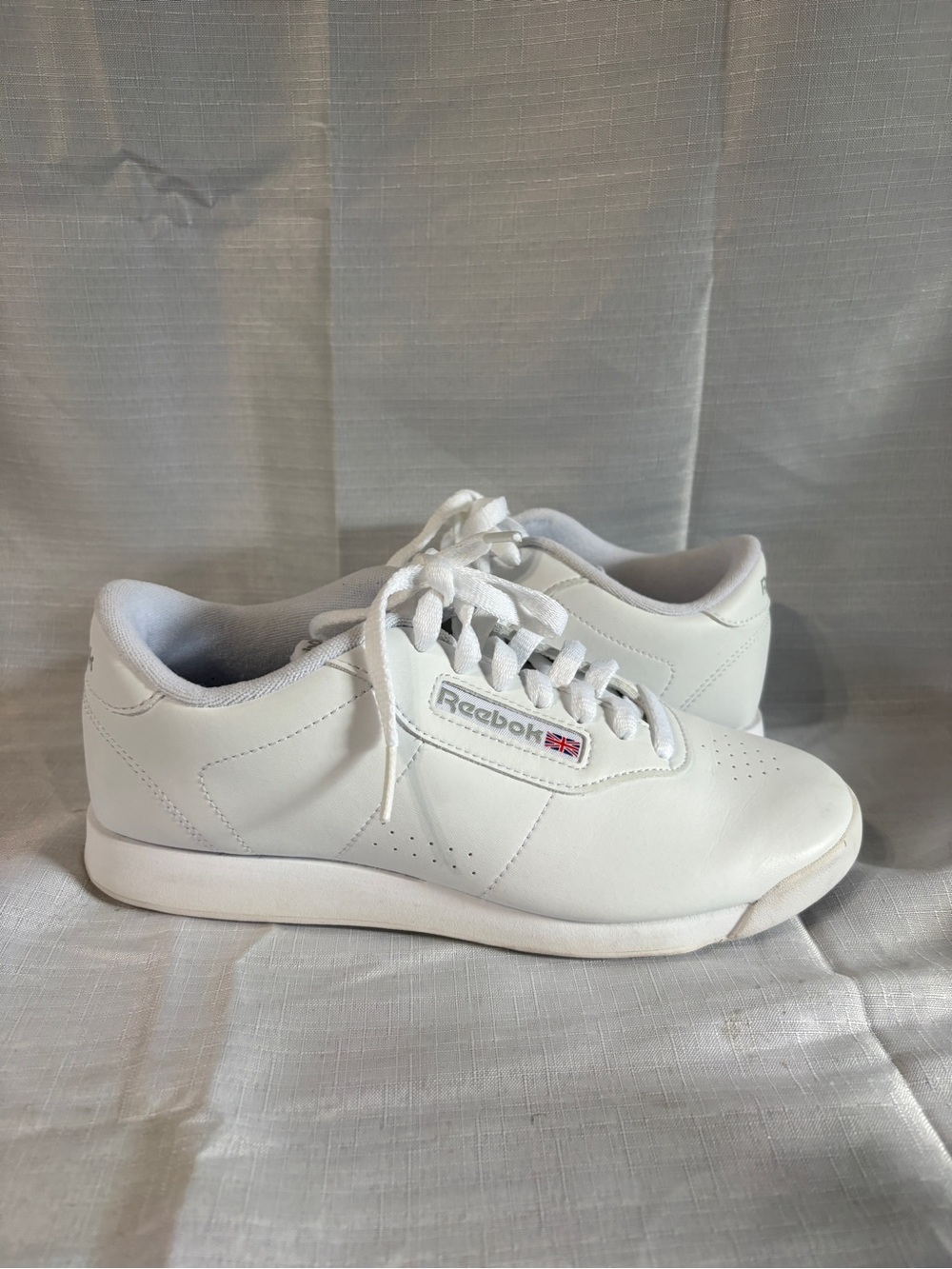 Reebok Classic White Princess Aerobic Leather Sneakers